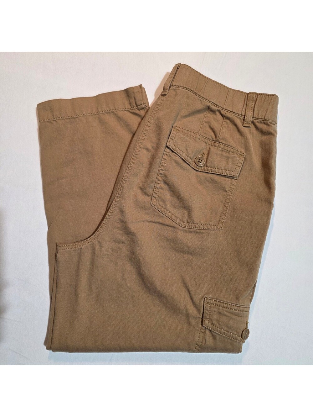 Talbots Supersoft Cargo Pants Size 10 in Beige